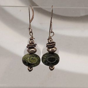 Round Serpentine earrings